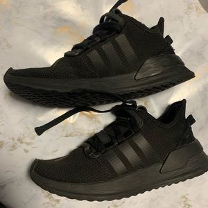 Black adidas sneakers